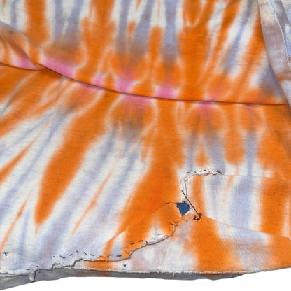 NINE INCH NAILS 90s Spiral Tie-Dye Creature T-Shirt Size XL