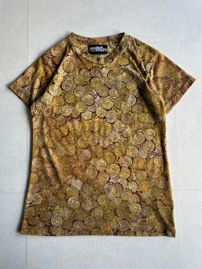 Jeremy Scott Design Polyester T-Shirt Size S
