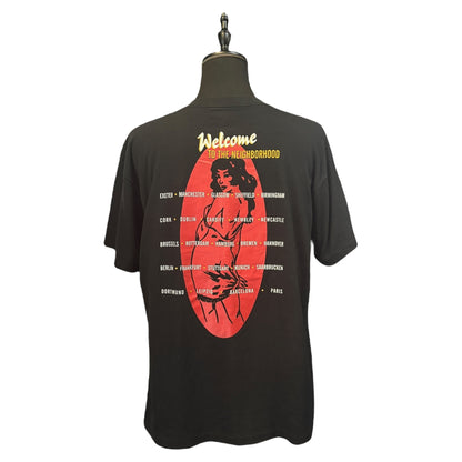 MEAT LOAF 90s WELCOME TO THE NEIGHBOURHOOD EUROPEAN TOUR T-Shirt Size XL
