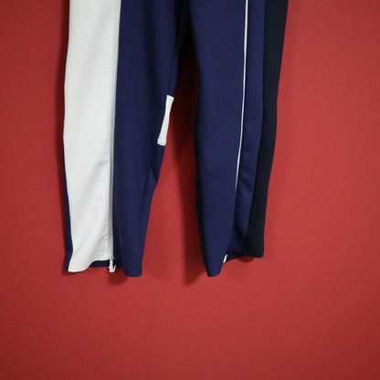 Lacoste Runway Collection Navy Wide Track Pants Size XS