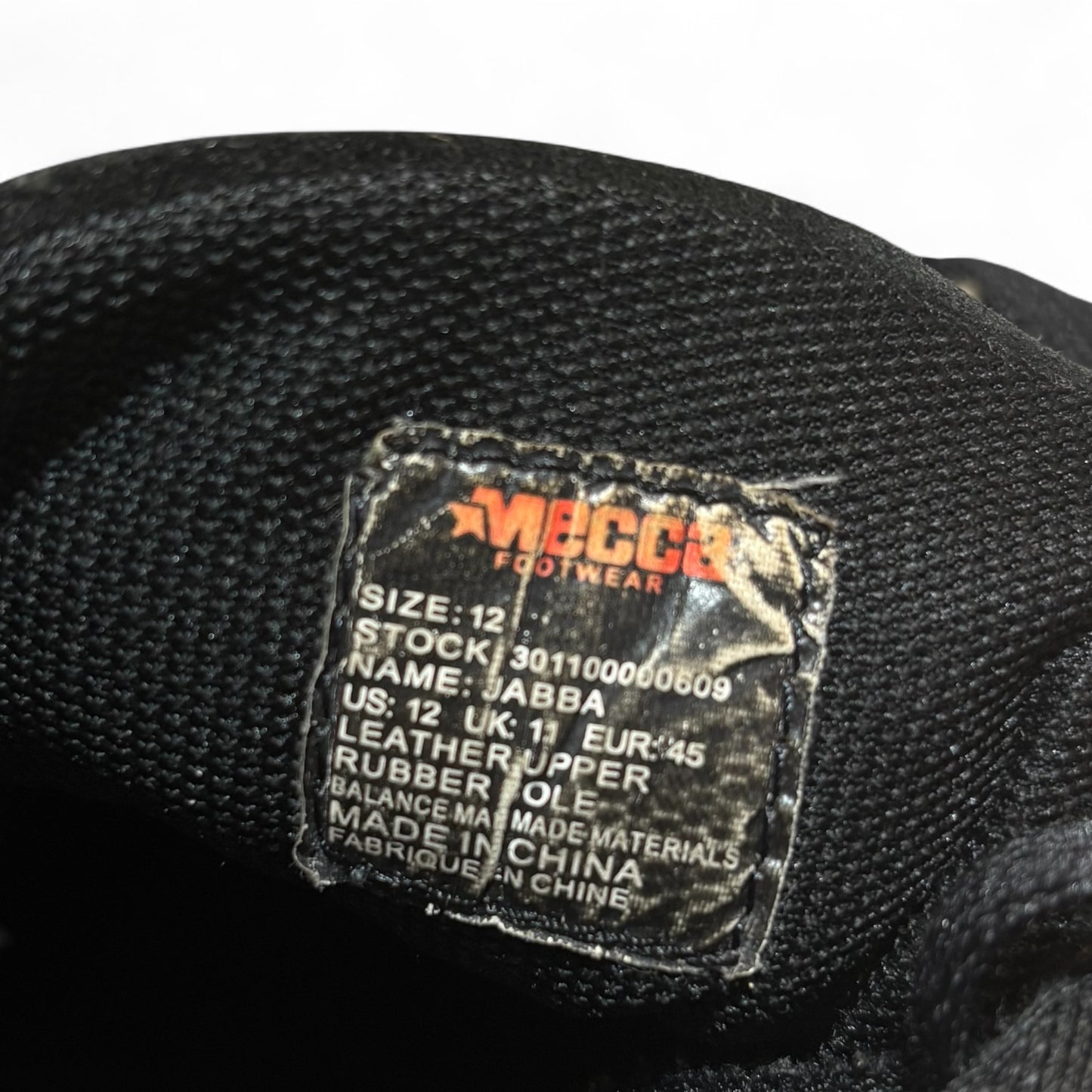 Vintage MECCA USA Gray Star Sneakers Size 12