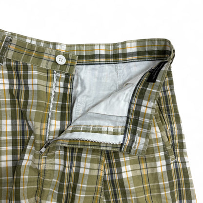 Comme des Garcons Green Check Sarouel Pants Size XS