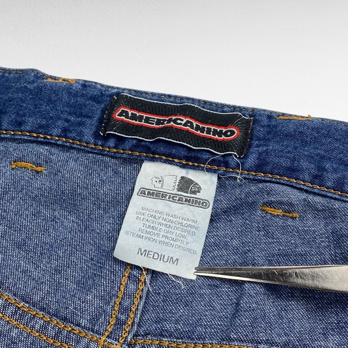 AMERICANINO 90s Denim Pants Size M
