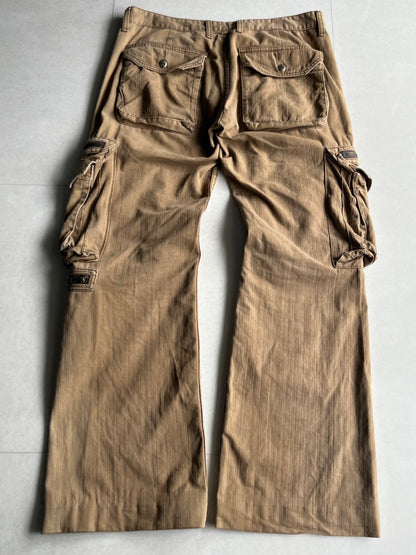 Vintage Y2K Gimmick Cargo Pants Beige Size 40