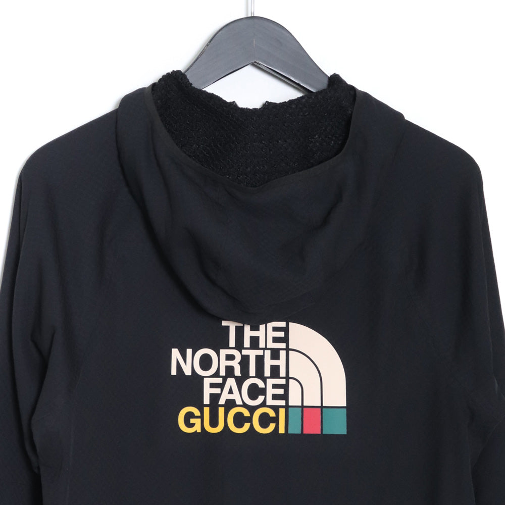 Gucci x The North Face Half-Zip Fleece Hoodie Black Size S