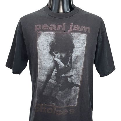 PEARL JAM 90s Vintage "CHOICES" Graphic T-Shirt USA Size L