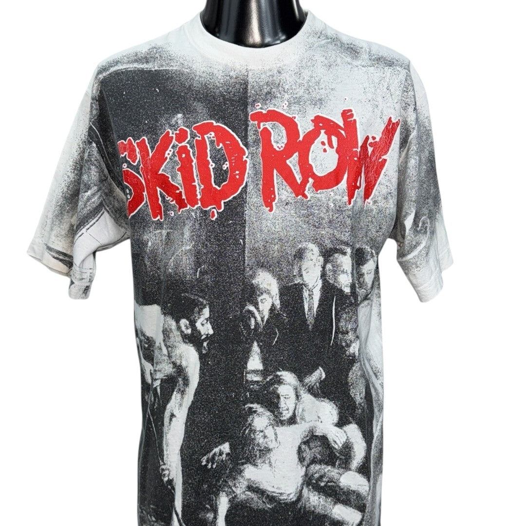 SKID ROW 90s "Slave To The Grind" AOP Vintage T Size XL