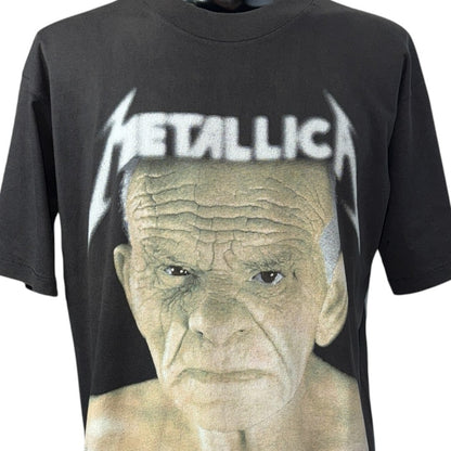 Metallica 90s Enter Sandman Off to Never Land Tour '91-'92 T-Shirt Size L