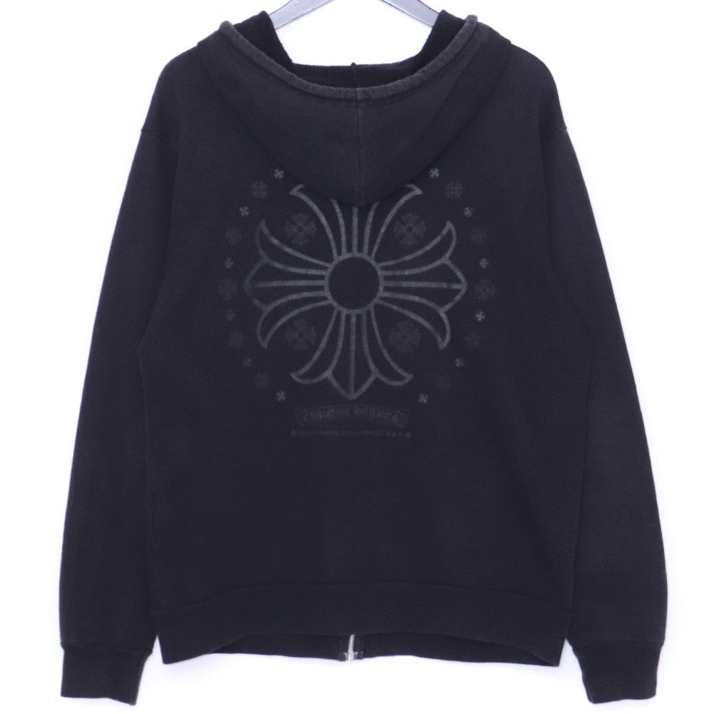Chrome Hearts Old CH Plus Dagger Zip Hoodie Black Size L