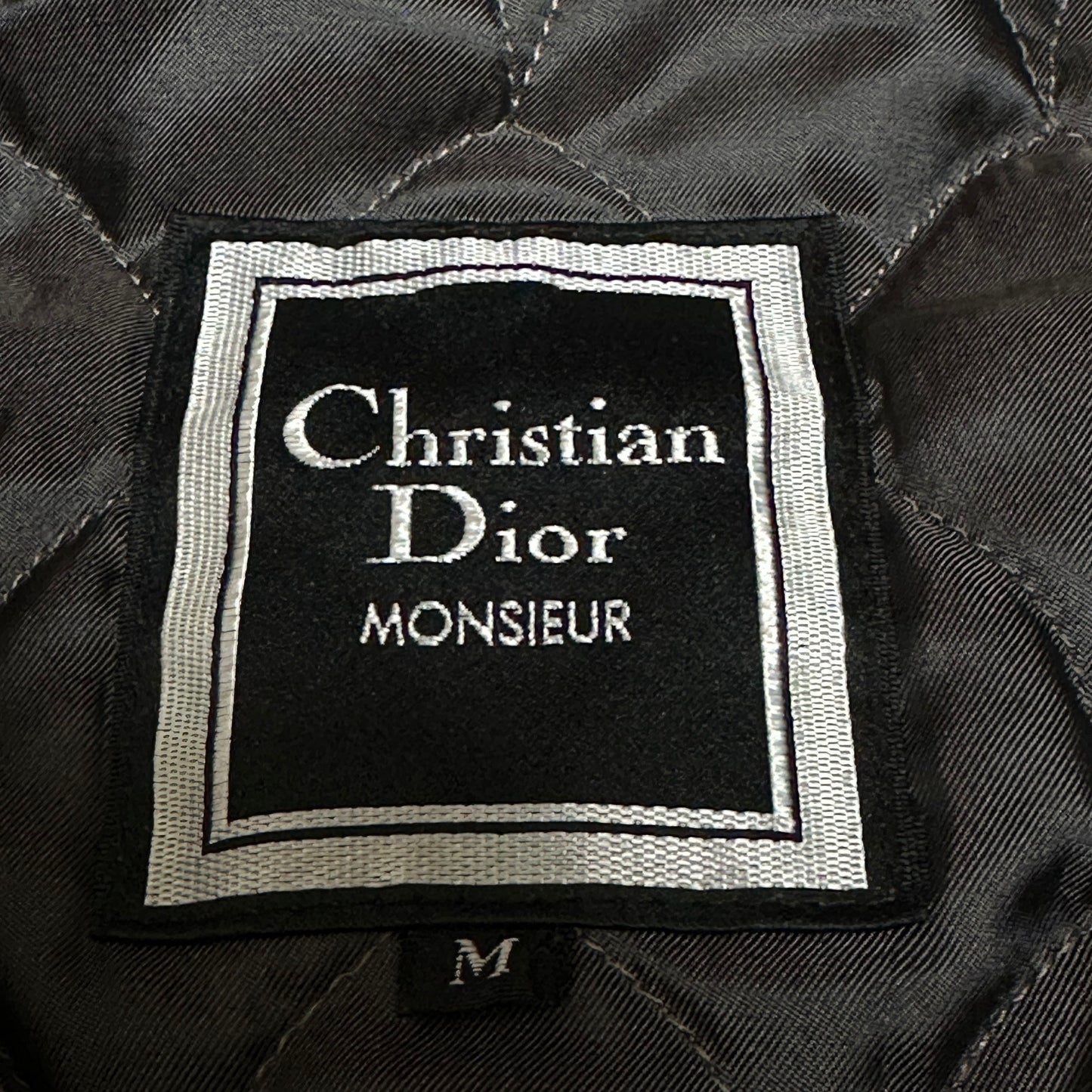 Christian Dior Khaki Military Quilted Hooded Coat