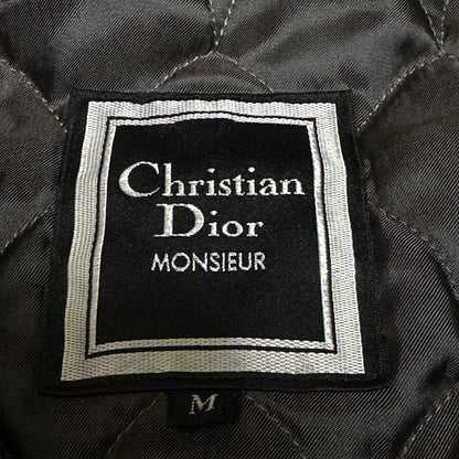 Christian Dior Khaki Military Quilted Hooded Coat