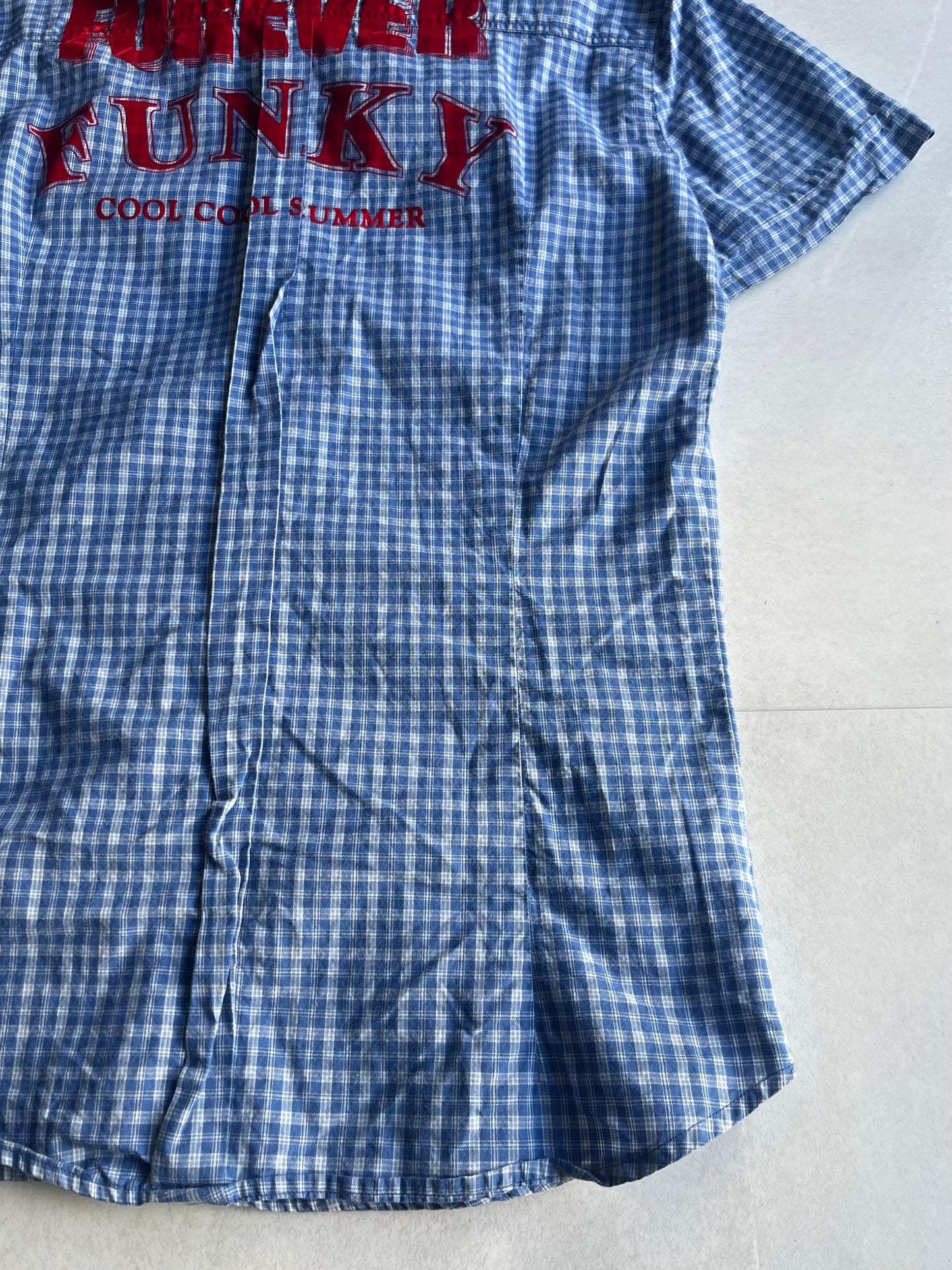 Dolce & Gabbana Blue D&G Message Long Sleeve Shirt Size M