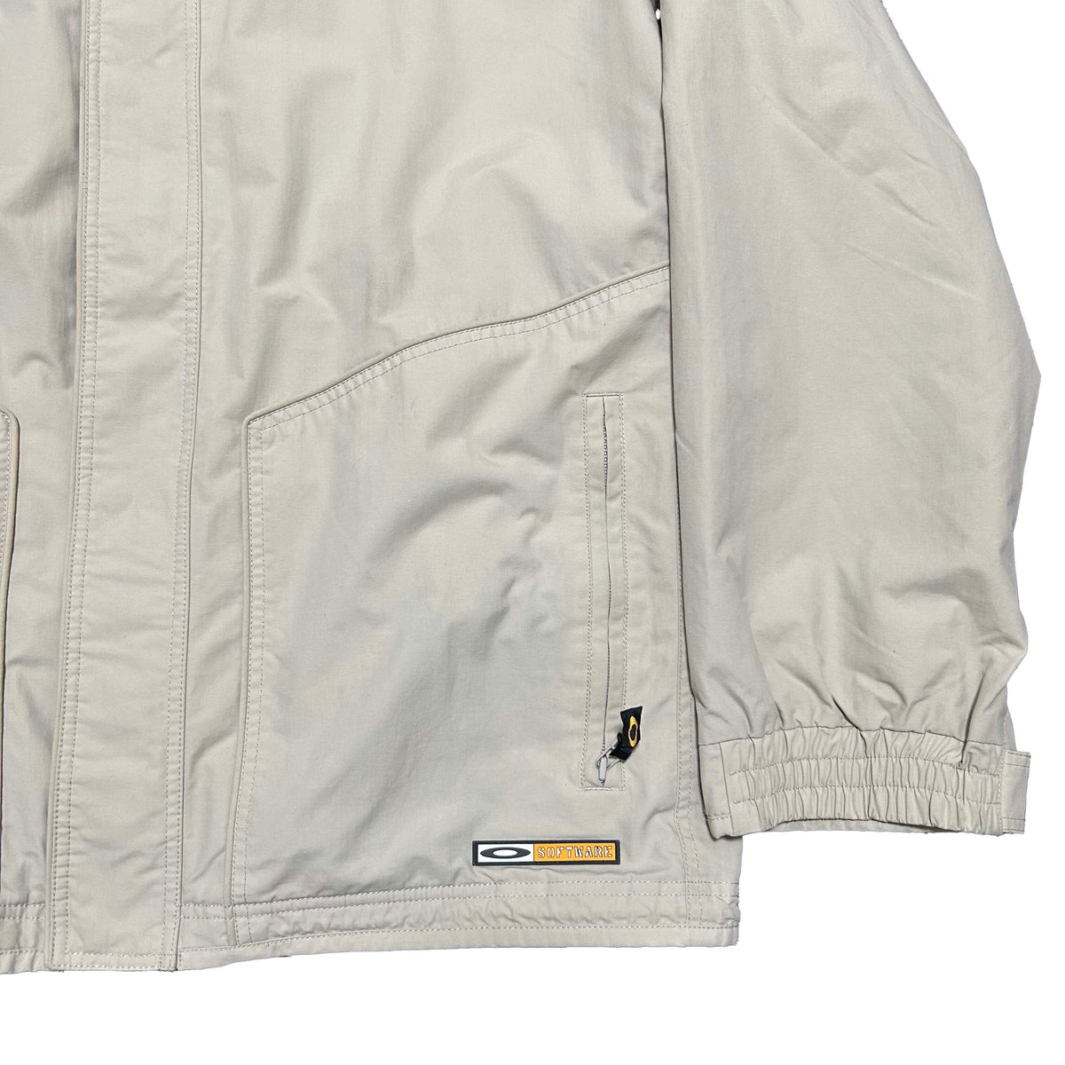 OAKLEY SOFTWARE 2000s Nylon Technical Parka Ivory Size XXL