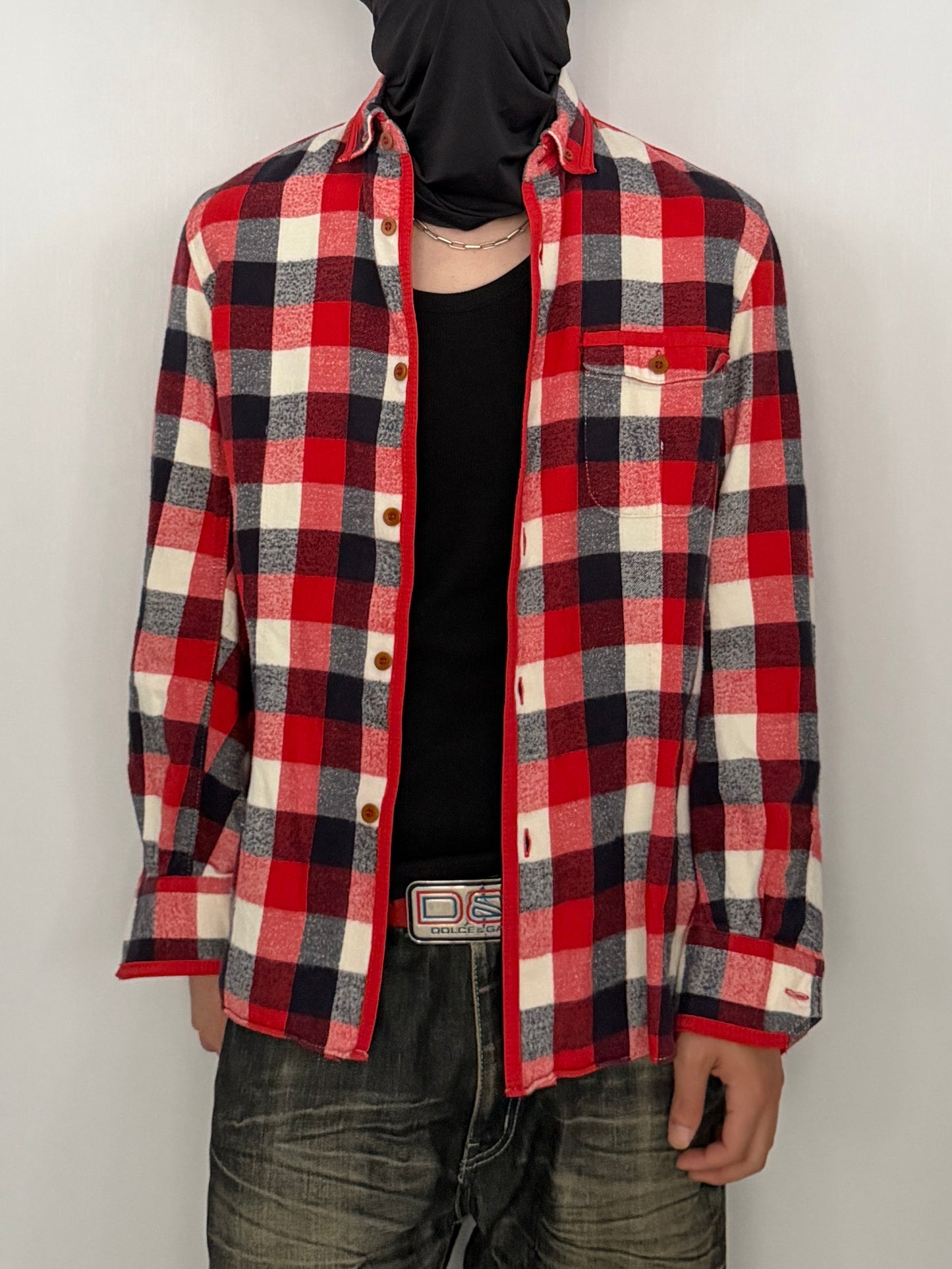 Junya Watanabe MAN Multi Patchwork Check Shirt Size S