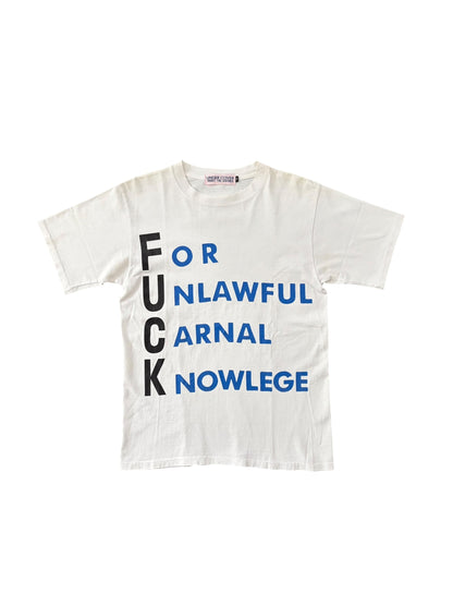 UNDERCOVER 90s Vintage F.U.C.K Punk T-Shirt Size ONE SIZE
