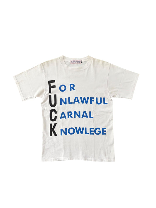 UNDERCOVER 90s Vintage F.U.C.K Punk T-Shirt Size ONE SIZE