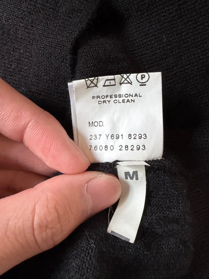 Yves Saint Laurent 2000s Cashmere Deep Sweater Black Size M