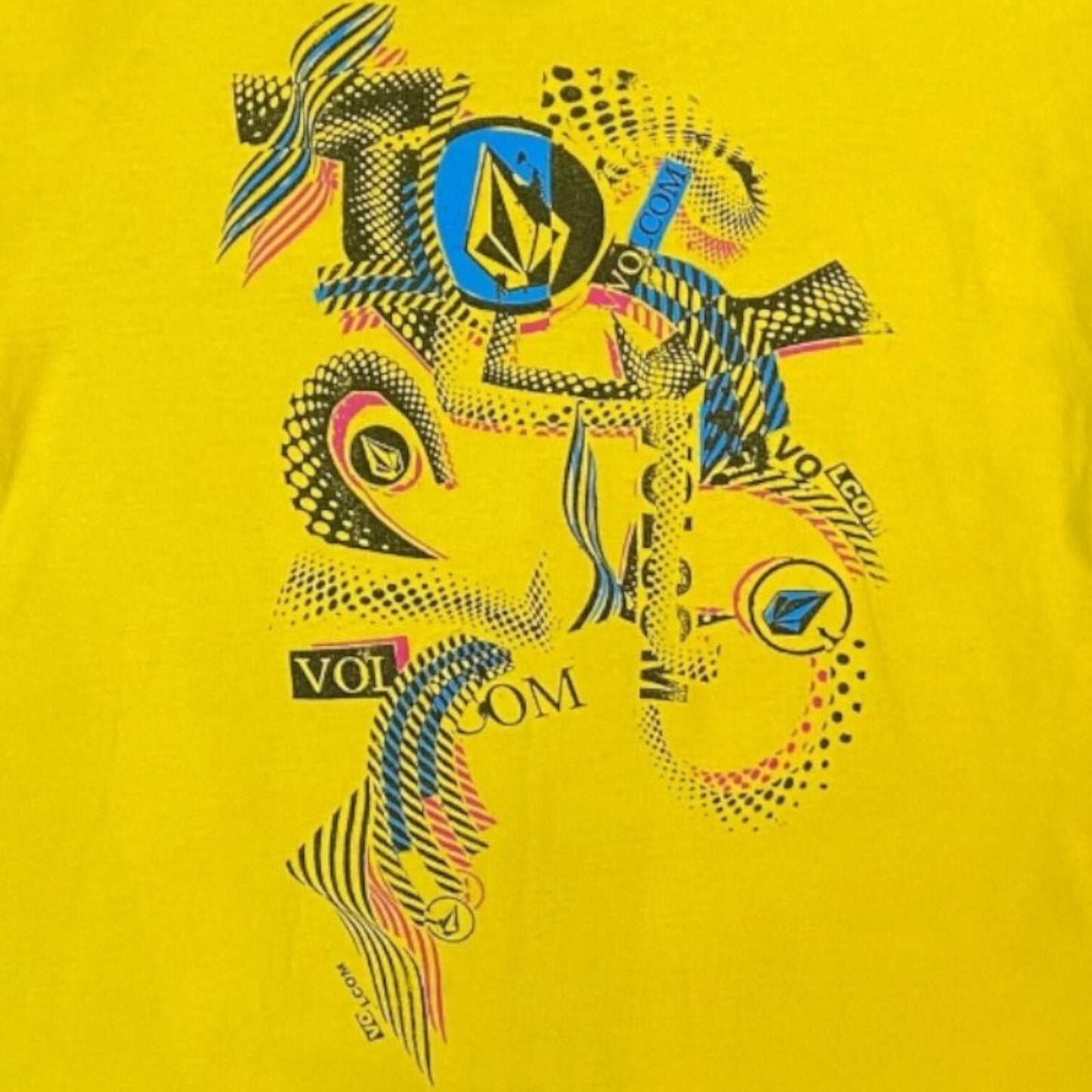 Volcom Graphic T-Shirt Yellow Size XL