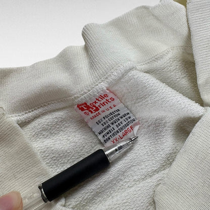 Textile Prints 90s Sweatshirt White Size XXL
