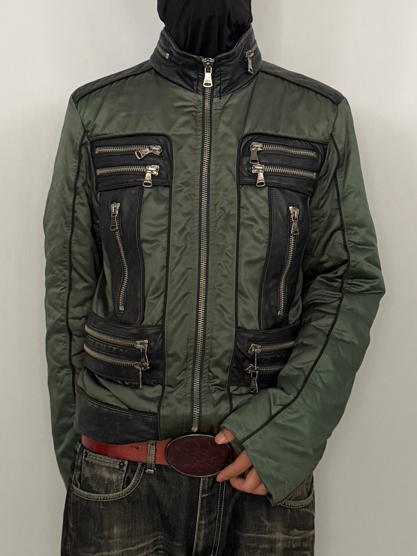 Dolce & Gabbana 07AW Gimmick Leather Jacket Size 46