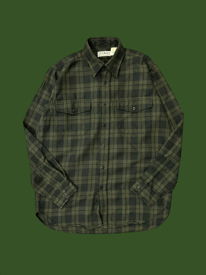 L.L. Bean check shirt Size M