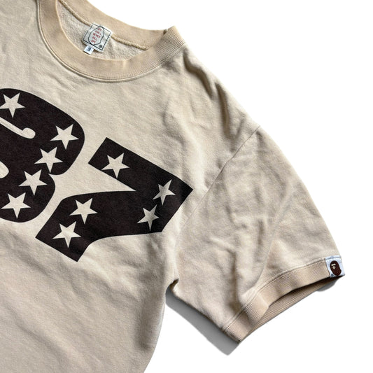 Bape A BATHING APE 00s Short Sleeve Sweatshirt Size S