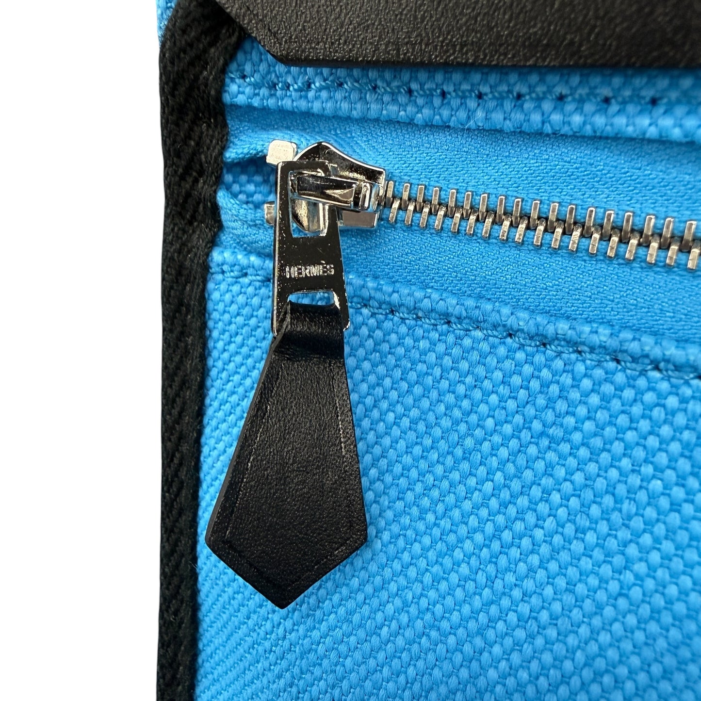 HERMES Herbag Zip 20 Mini Canvas Leather Size ONE SIZE