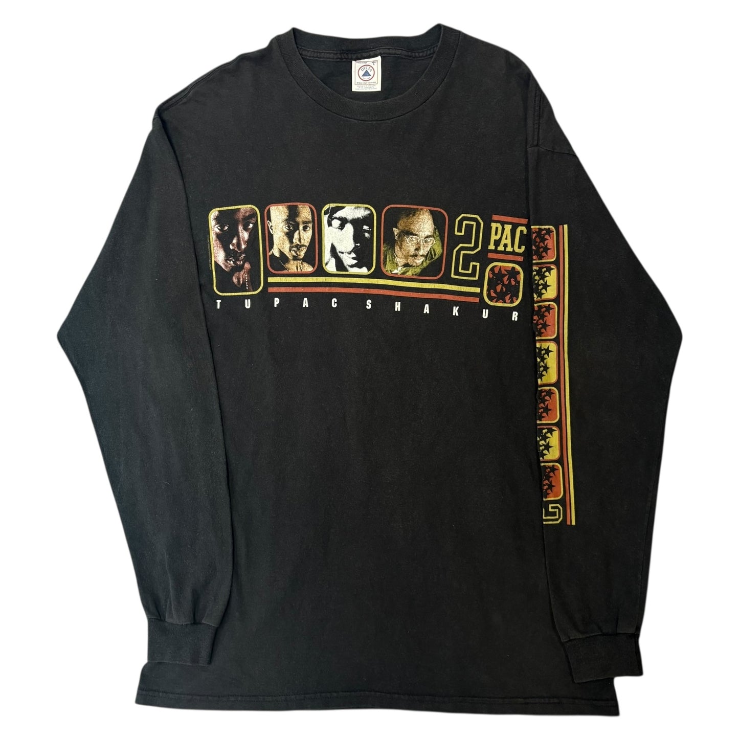 2PAC Long-sleeved T-shirt Black Size L