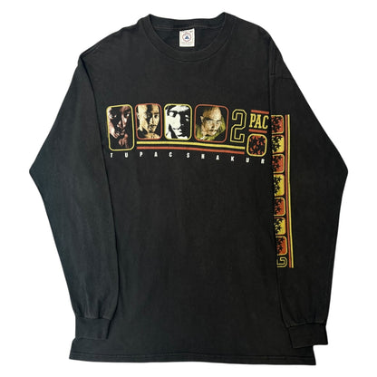 2PAC Long-sleeved T-shirt Black Size L