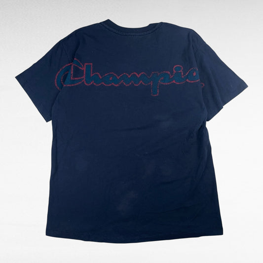 Champion 90s Short Sleeve T-Shirt Blue Size L