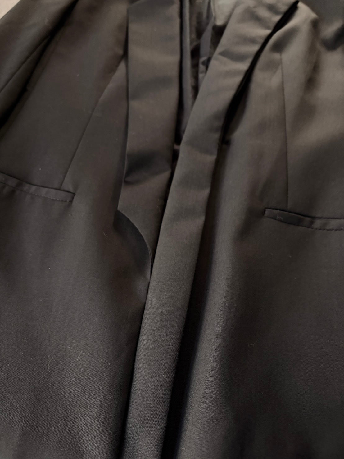 HELMUTLANG SS16 Fine Wool Asymmetry Blazer XS Size 34S