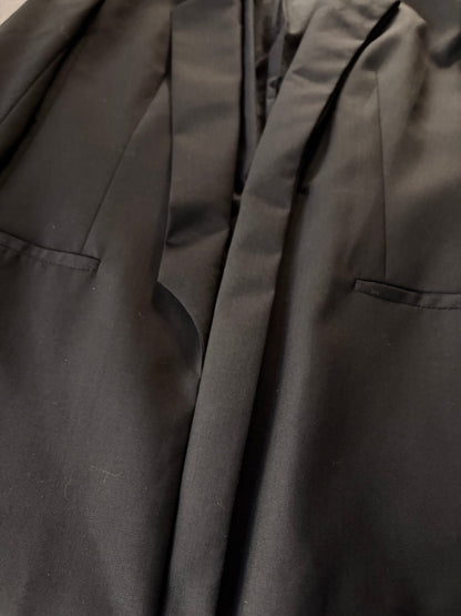HELMUTLANG SS16 Fine Wool Asymmetry Blazer XS Size 34S