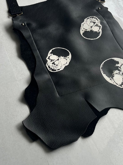 Beauty Beast Black Skull Bag