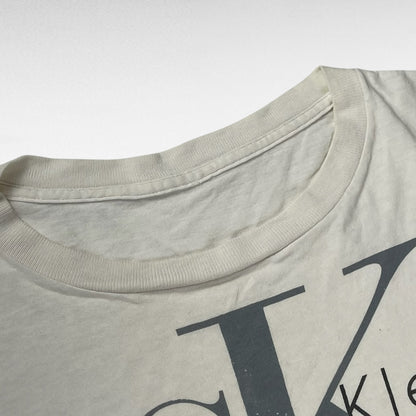 Calvin Klein 90s Short Sleeve T-Shirt White Size M