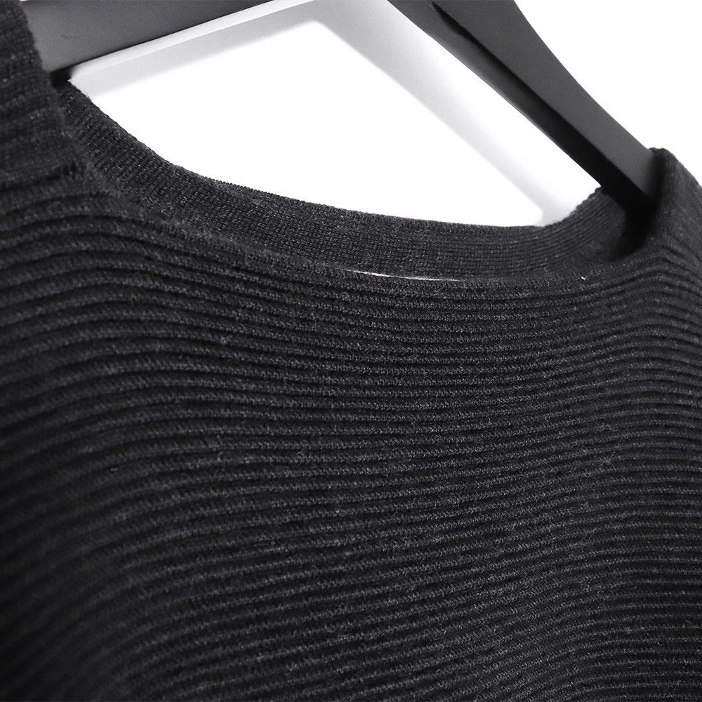 FEAR OF GOD Black Dropped Shoulder Crewneck Sweater Size L