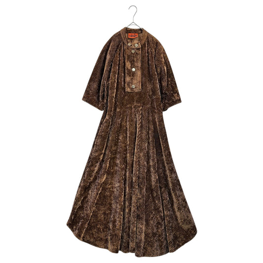 COLVILLE Hourglass Corduroy Dress Brown Size FREE