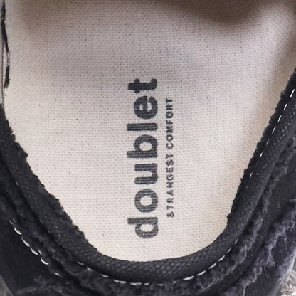 DOUBLET 26SS Dirty Spike Toe Cap Sneakers Black Size 26H