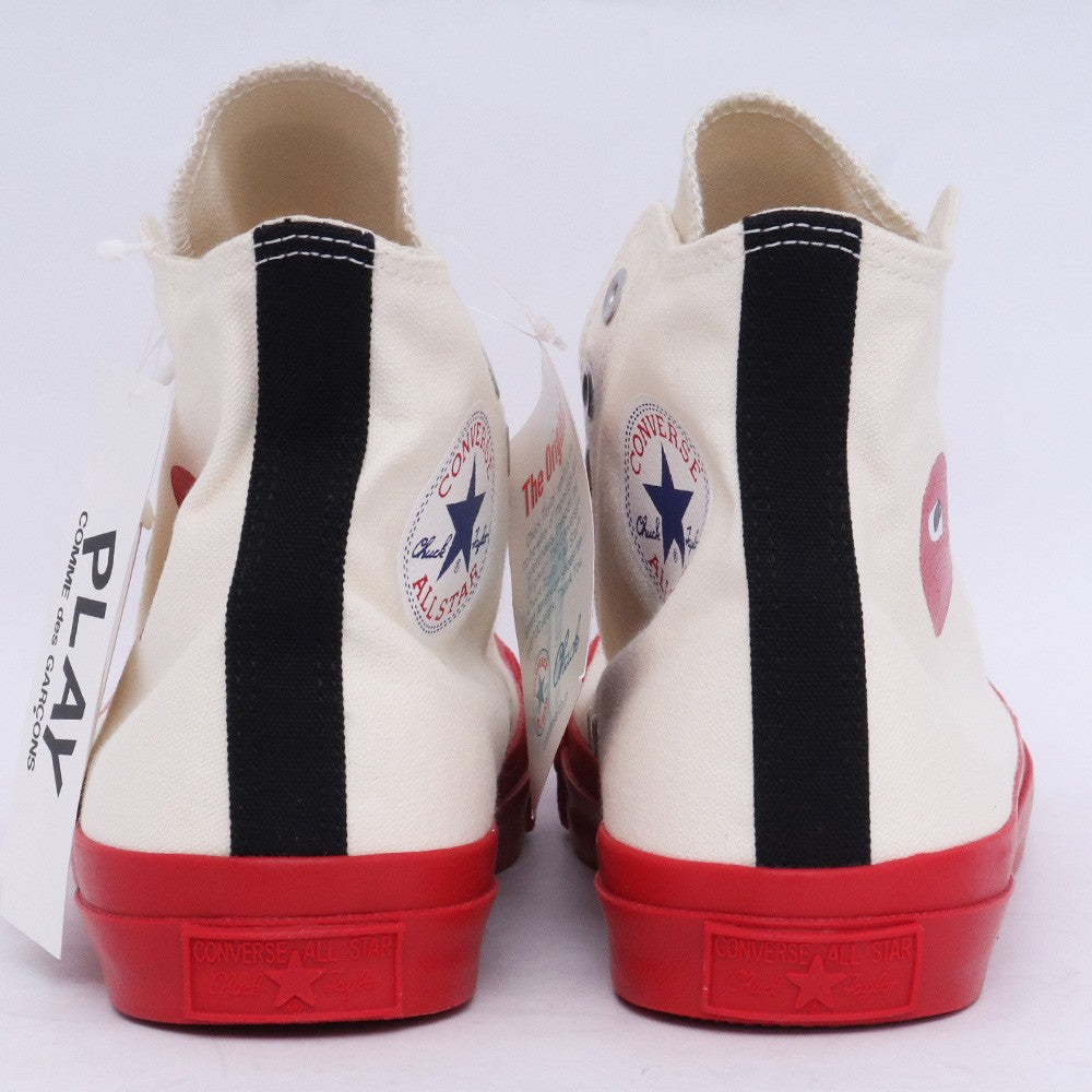 PLAY COMME des GARCONS Chuck Taylor Sneakers Ivory Size 27cm