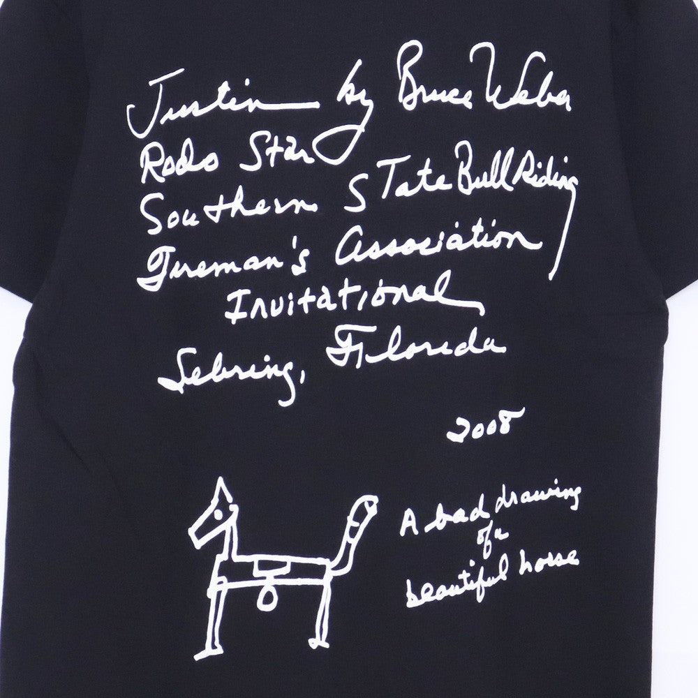 BIOTOP Bruce Weber Photo Print T-Shirt Black Size M