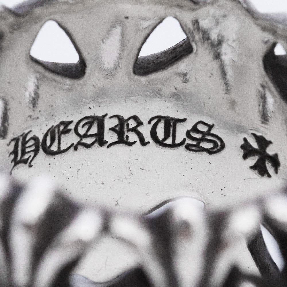 CHROME HEARTS Cemetery Cross Ring Silver Size JP 26
