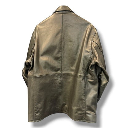 FREAK'S STORE Calf Leather Jacket Black Size M