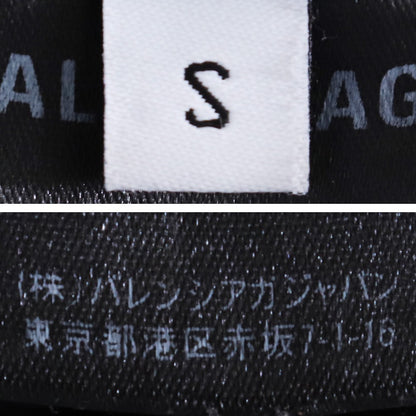BALENCIAGA Back Logo Hoodie Black Size S
