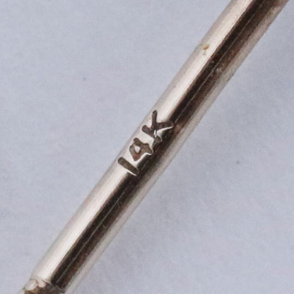 CHROME HEARTS TNY E CH PLS Drop Earring Silver Size F