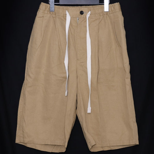 SUS-SOUS Cotton Linen Wide Shorts Beige Size 5