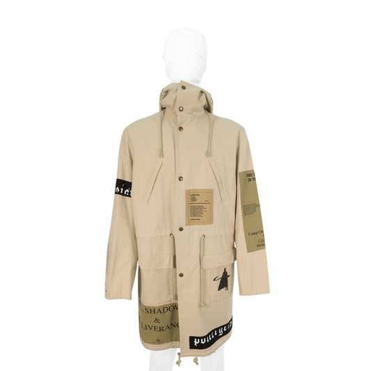 RAF SIMONS 2005 A/W Beige Cotton Coat Size 44