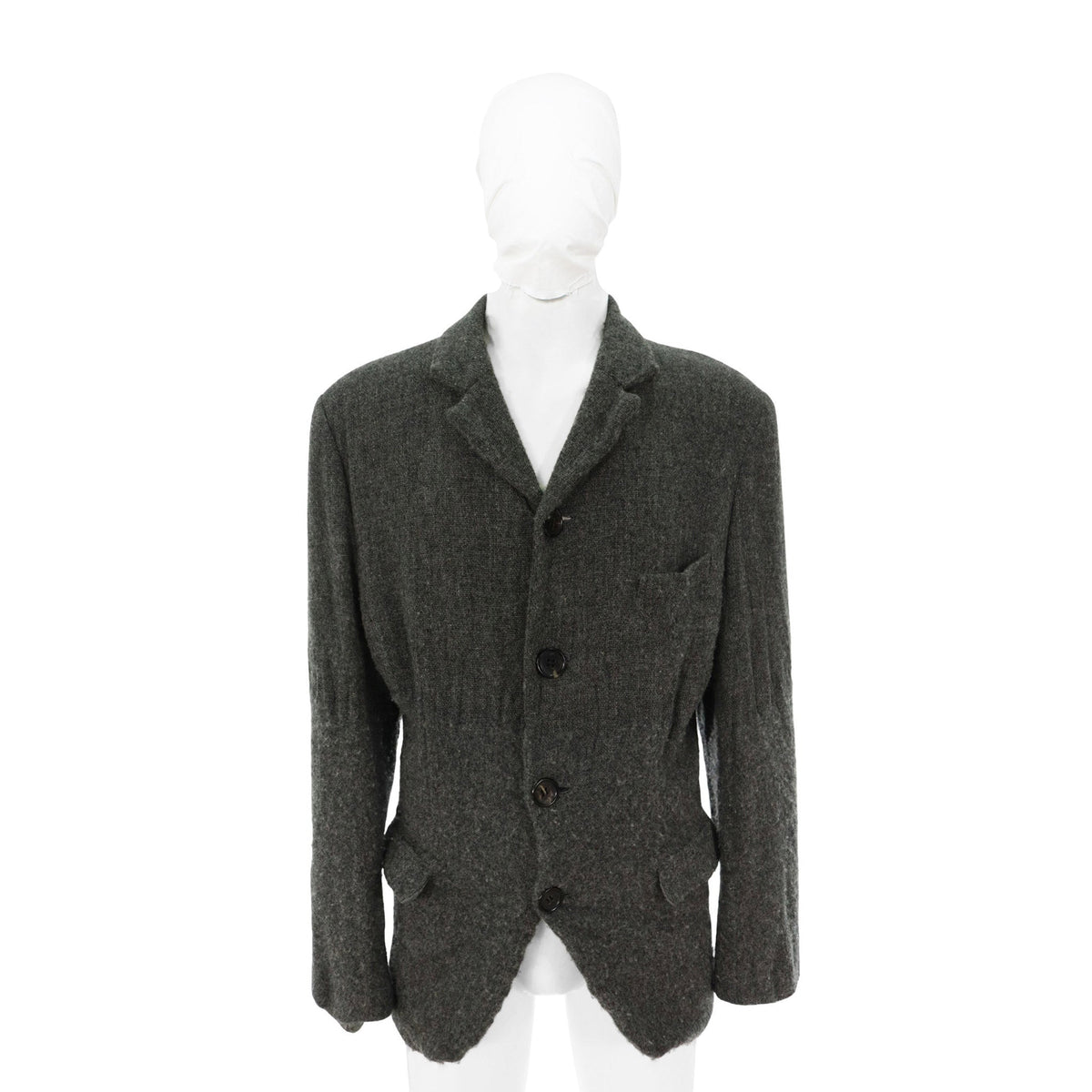 COMME des GARCONS HOMME PLUS 1994 AW Wool Coat Gray Size M