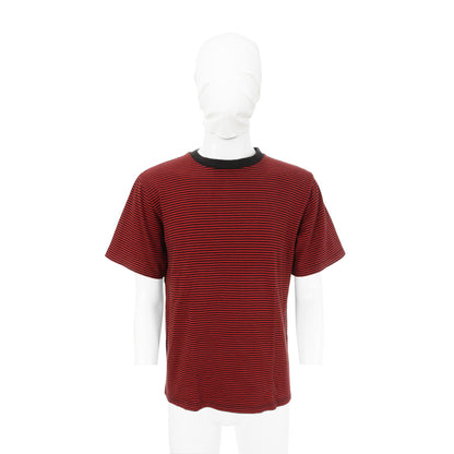 NUMBER (N)INE 2003SS-AW Black Red Cotton T-Shirt Size 3