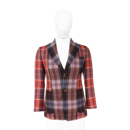 Vivienne Westwood MAN 2014AW Wool Multi-Color Jacket Size 44