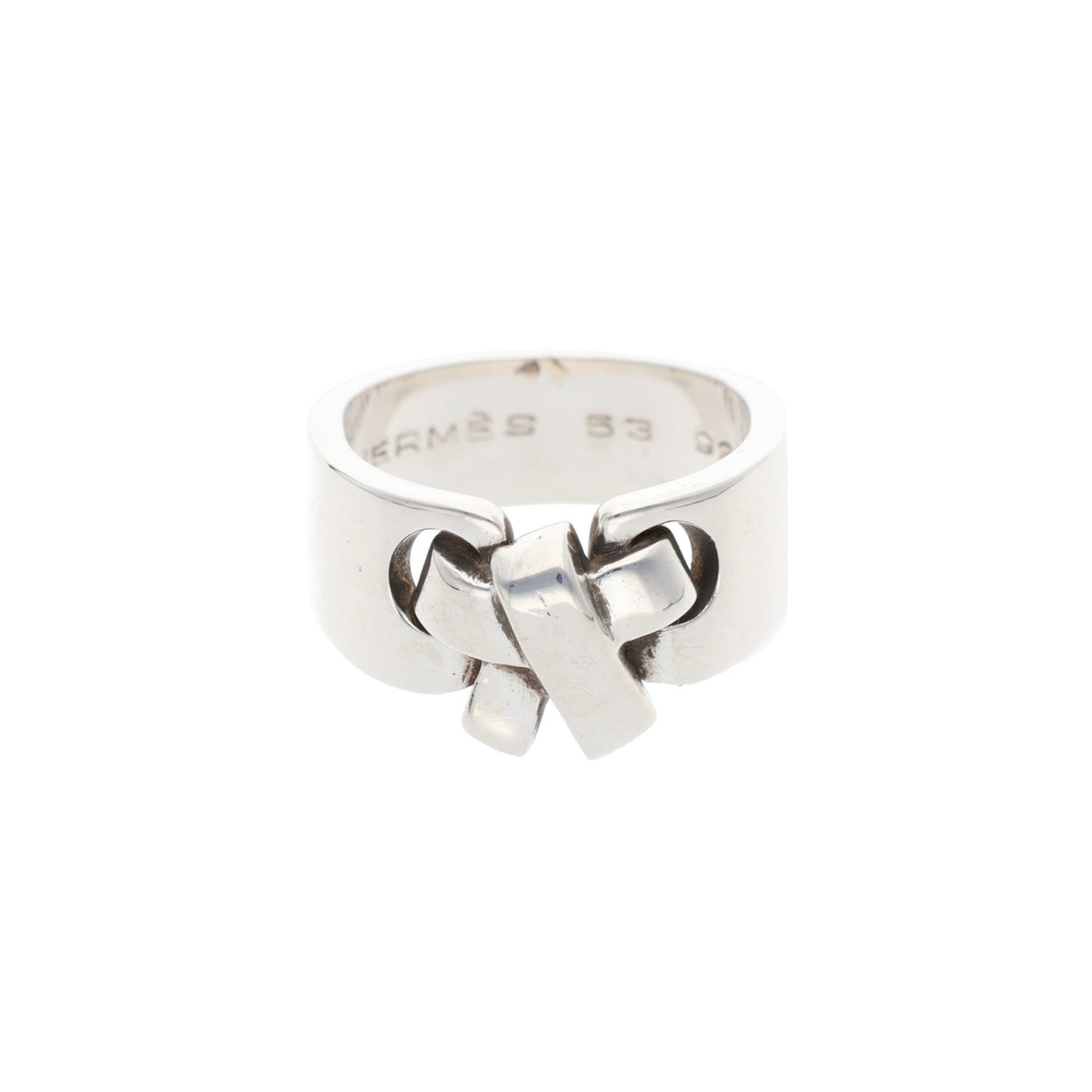 Hermes HERMÈS Sterling Silver Ring Silver