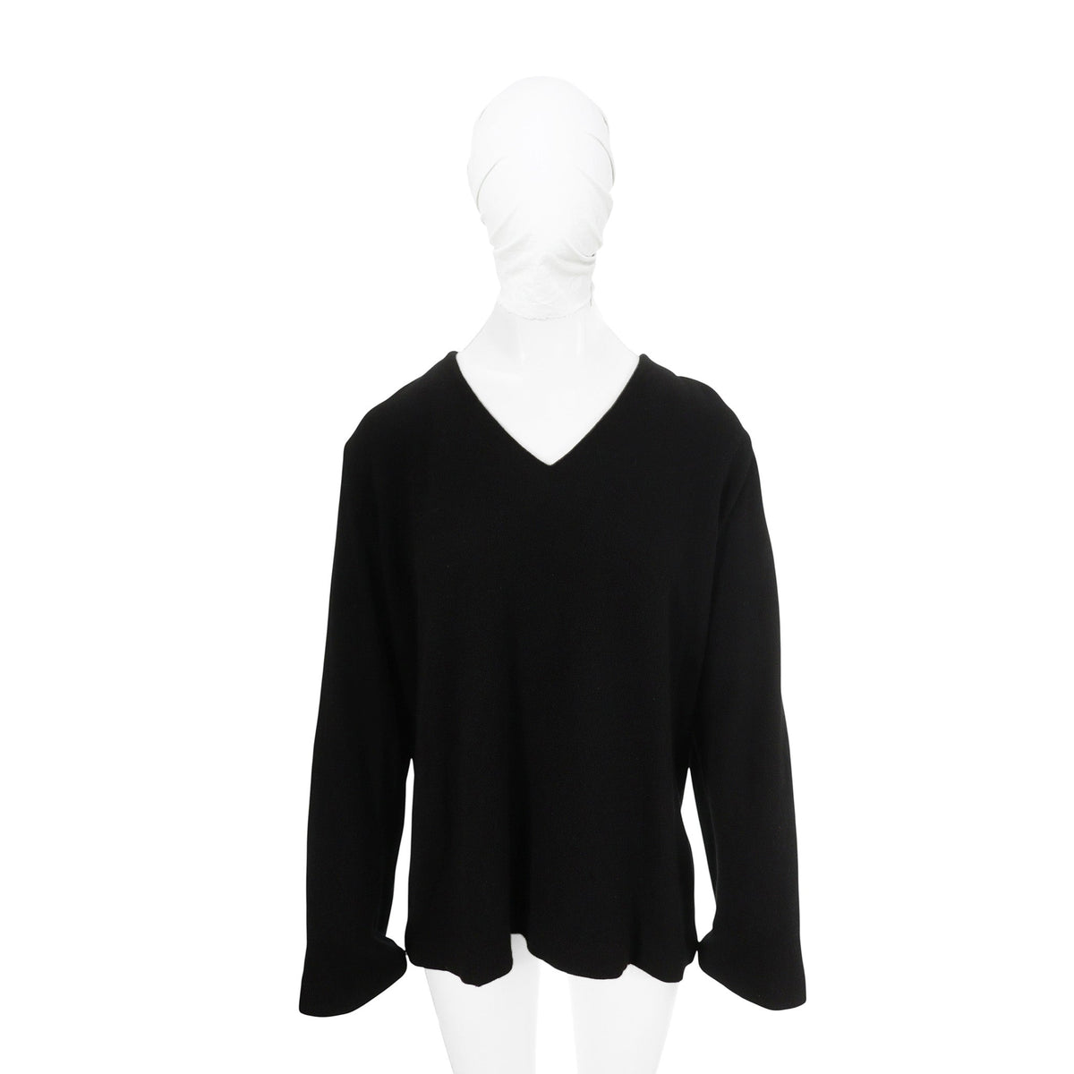VERONIQUE BRANQUINHO Black Wool Angora Sweater Size 38